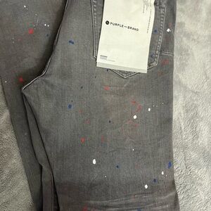 Purple Brand Gray Skinny Jeans for Men